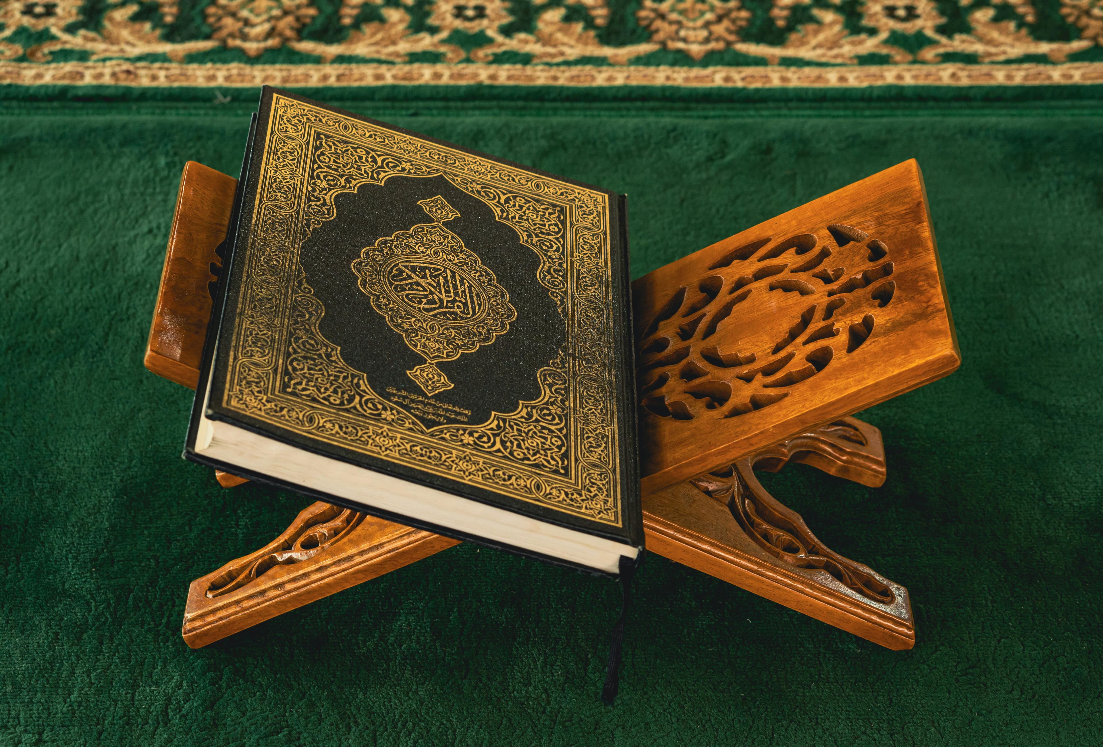 Person reciting from the Quran